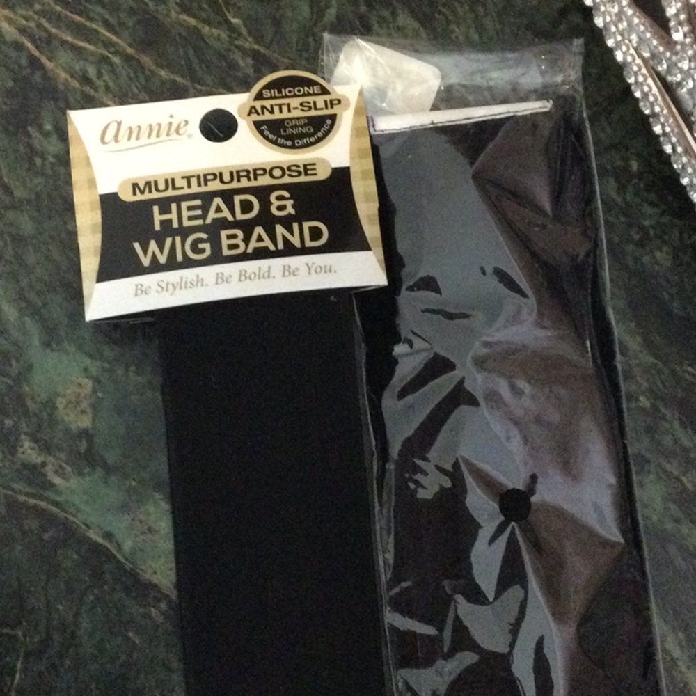 Annie Black Multipurpose Head & Wig Band